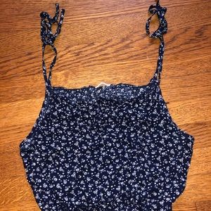 Adorable tie straps tank top
